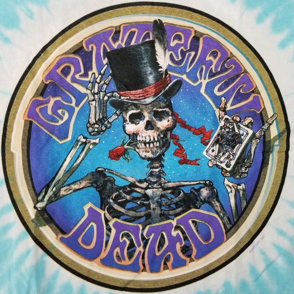 Grateful Dead Other - Grateful Dead Tie Dye Queen Of Spades Skully